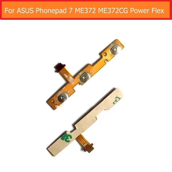 A+ quality control up/down volume flex cable For ASUS Phonepad 7 ME372 ME372CG  on/off power flex cable lock screen keypad