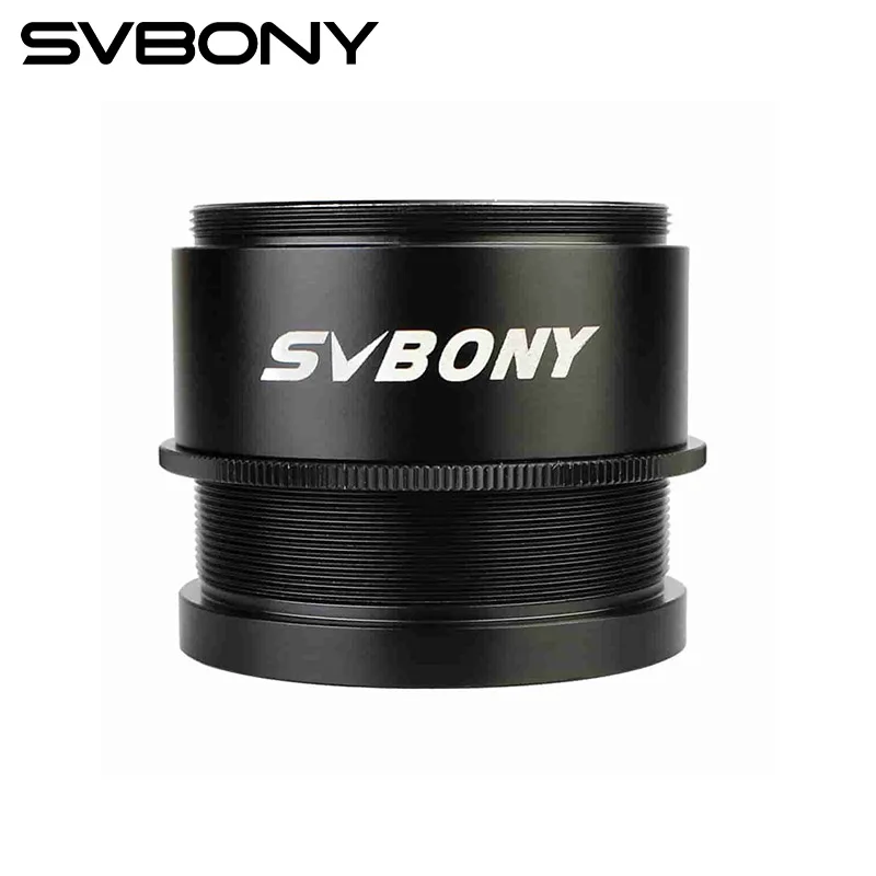 

Svbony SV109 Extension Tube 24-35mm Variable Lock Tube with M48 Thread Applied to Spotting Scope for SLR Camera Astrophotography