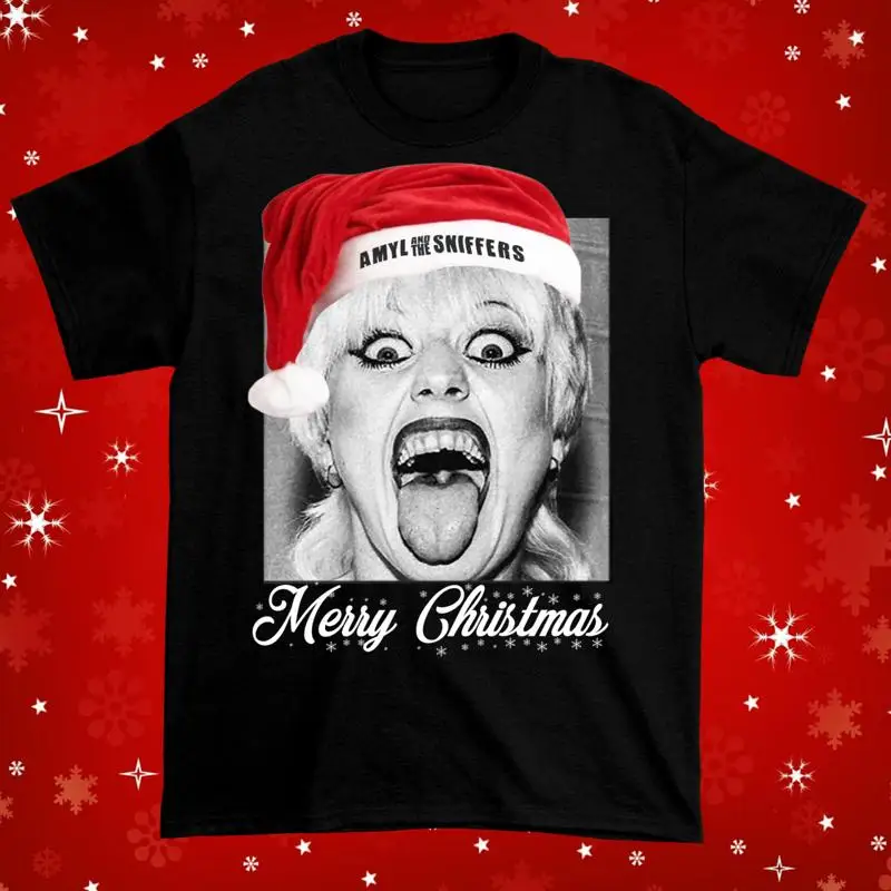 

Черная футболка Merry Christmas Amyl And The Sniffers No More Tears, размер S 5XL AG250
