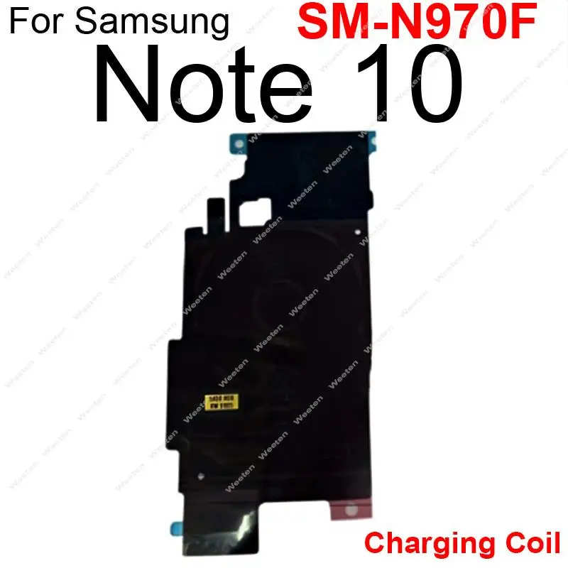 For Samsung Galaxy Note 10 Note10 Plus N975 N976 NFC Wireless Charging Coil Signal Antenna Motherboard Cover Loudspeaker Parts