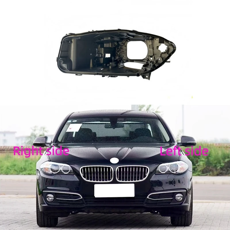 

Для BMW 5 SERIES F10 F18 2014 2015 2016 2017, основание фары, задний корпус, сменный корпус фары, черный задний корпус