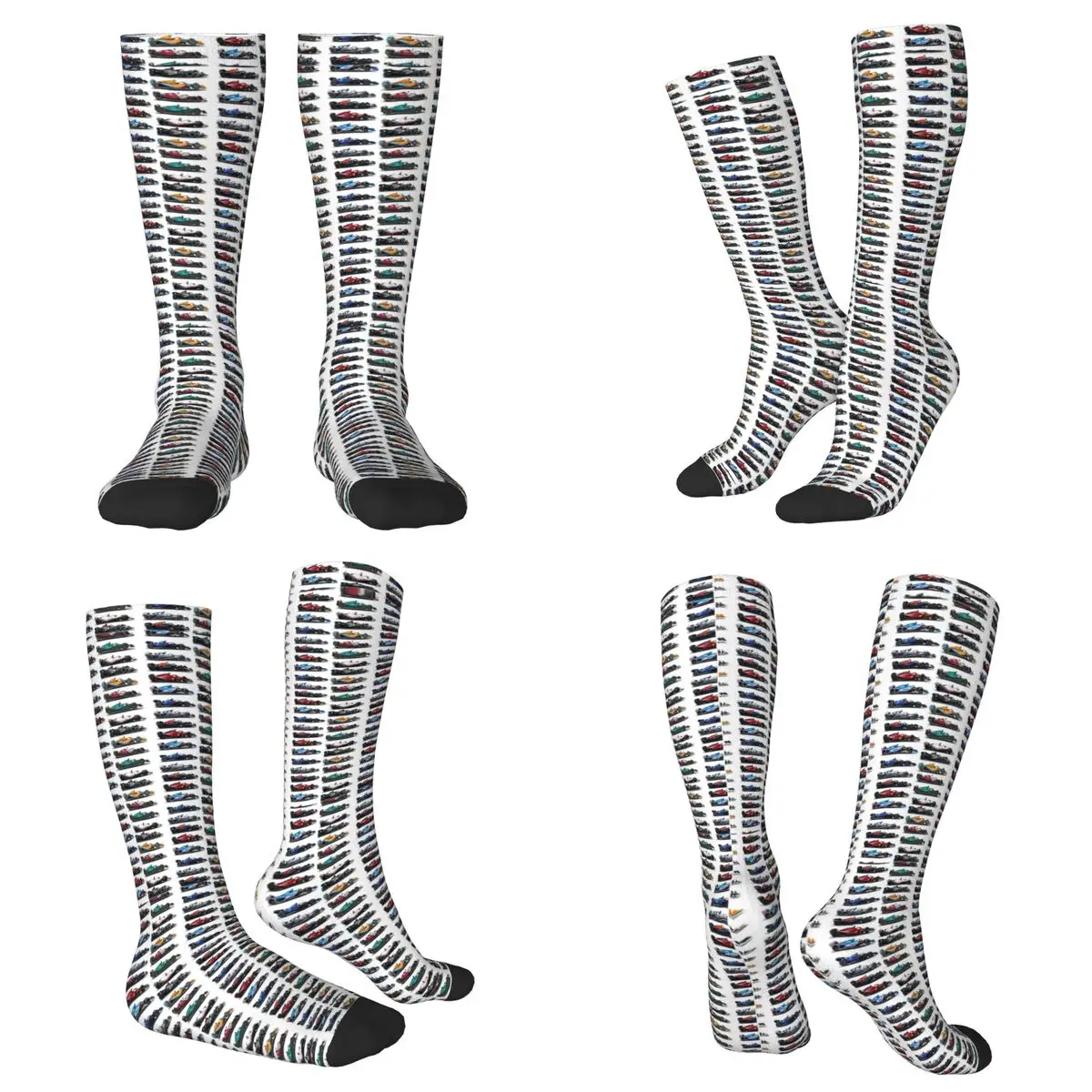 

All Seasons F1 All Cars 2022 Socks Harajuku Sport Middle Tube Socks Soft Fashion Stockings for Men Women