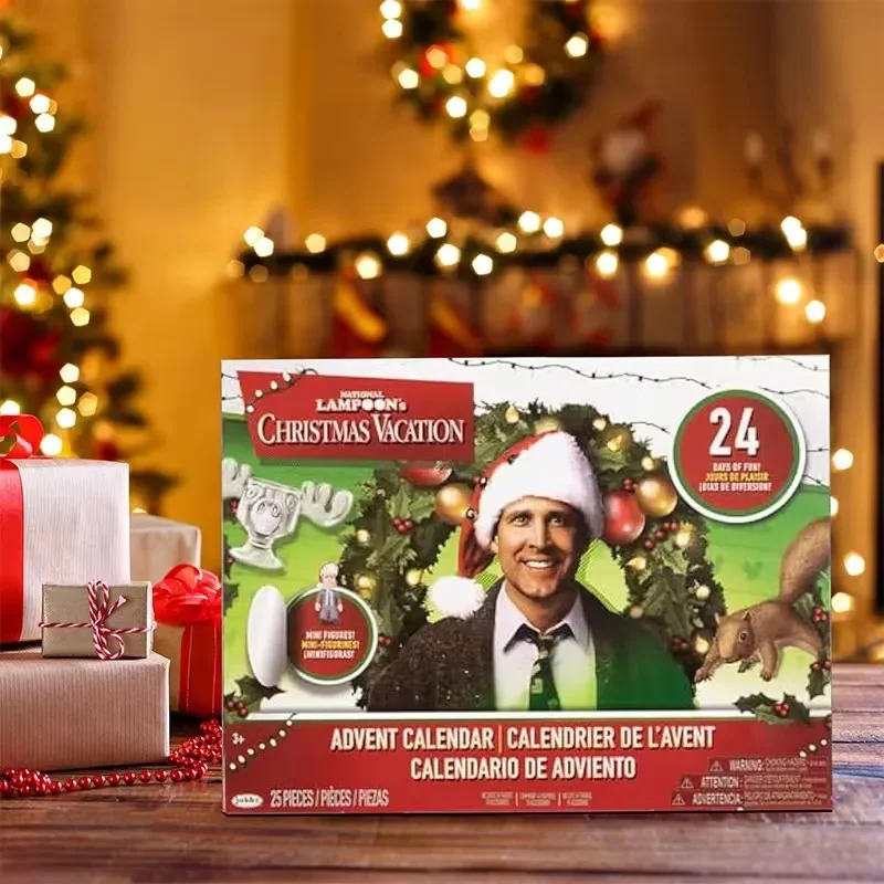 

2024 Christmas Vacation Advent Calendar 24 Gifts Christmas Vacation Figures Accessories Christmas Countdown Calendar Gift