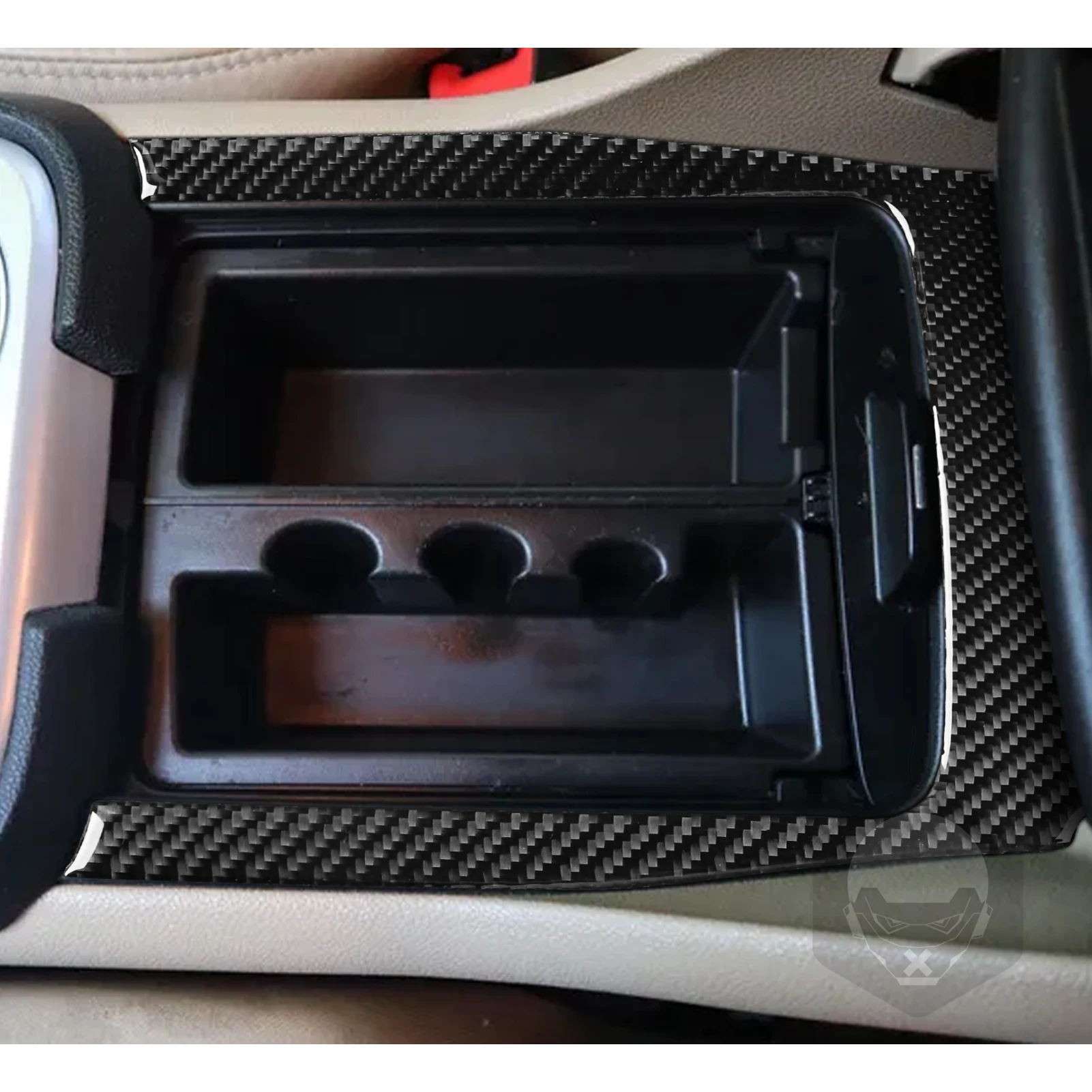 For GMC Acadia 2007-2012 Carbon Fiber Center Gear Shift Storage Box Panel Decorative Cover Car Accessories Decoration Sticker - view 2