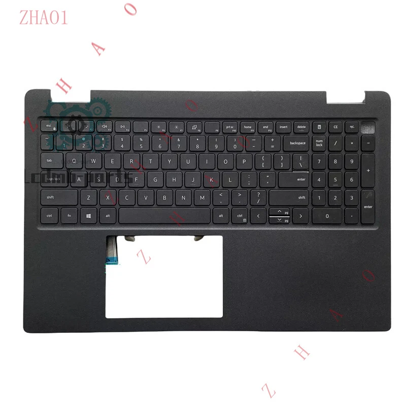 

Z New For Dell Latitude 3520 E3520 0DJP76 Palmrest Upper Case No Backlit Keyboard