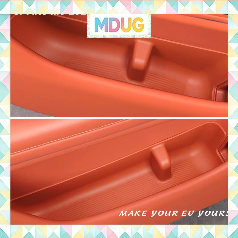 MDUG For Aito M9 2024 Car Door Storage Box Gate Slot Anti Dirty Storage Organizer Tidying Car Accessories