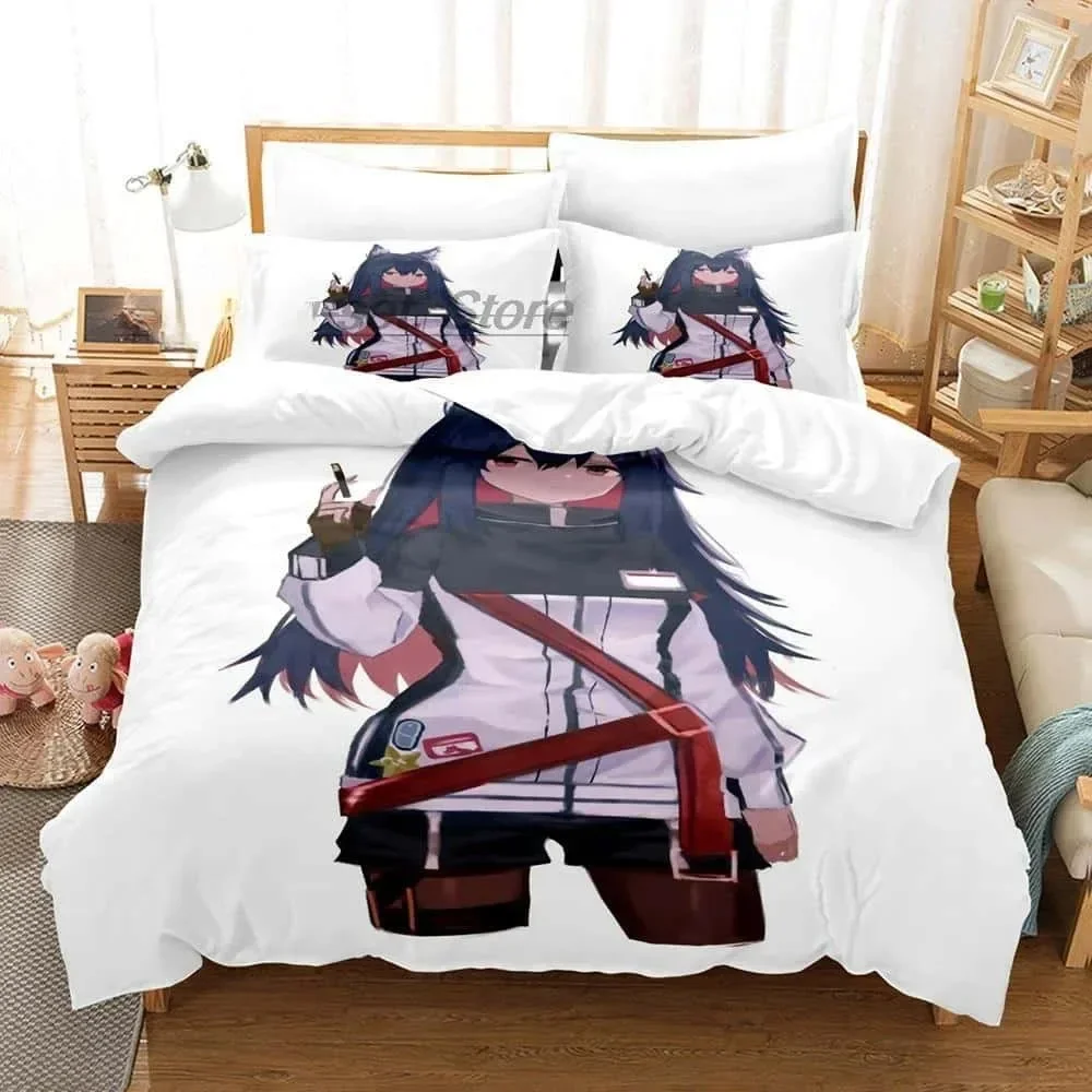 Nieuwe Print Anime Arknights Beddengoed Set Single Twin Volledige Queen Kingsize Bed Set Volwassen Kind Slaapkamer Dekbedovertrek Sets Huishoudtextiel