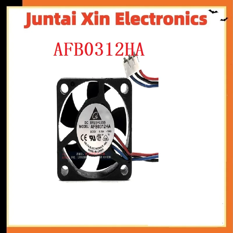 1PCS/LOT for Delta New Original Cooling fan Fast AFB0312HA 3-wire DC12V 0.15A 30*30*10MM