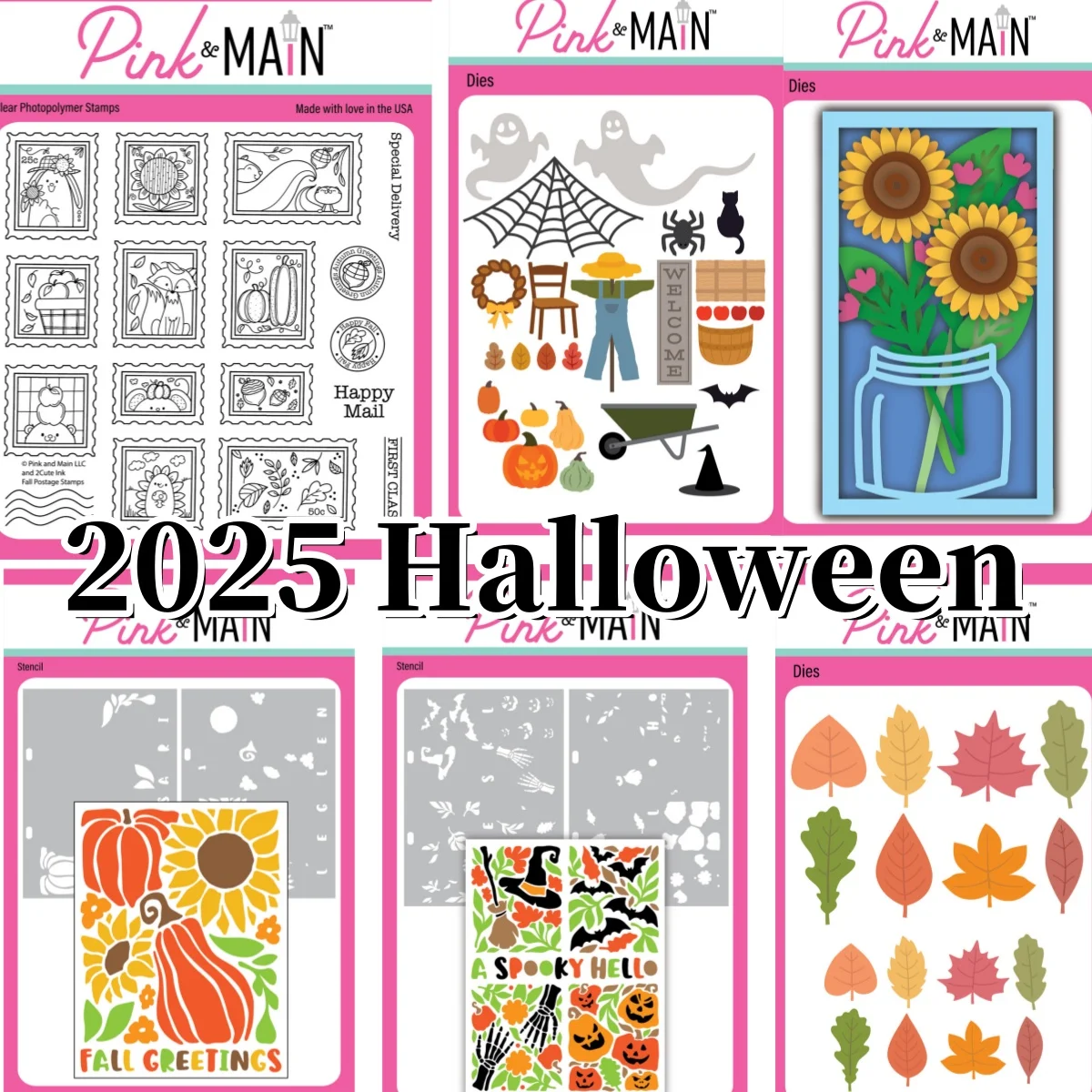 

Sunflowers Pop Up Card Metal Cutting Dies Postage Stamps and Fall Halloween Stencils for DIY Making Card Scrapbook Craft Supplie