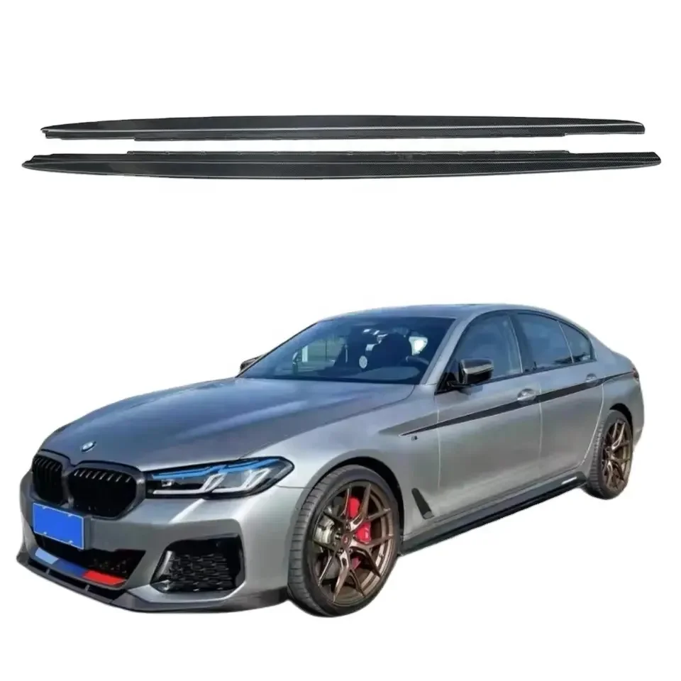 Side Skirt Serat Karbon Model MP untuk Bumper BMW Seri 5 G30 F90 M5