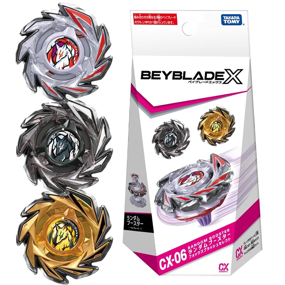 GENUINO TAKARA TOMY BEY X CX-06 Booster aleatorio Foxbrush Select BLADE CX 06