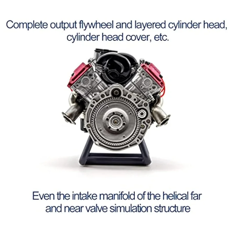 

FBIL-Mini V8 Engine Running Kit, Ax90104 Scx10 Second Generation Capra VS4-10 Pro Ultra