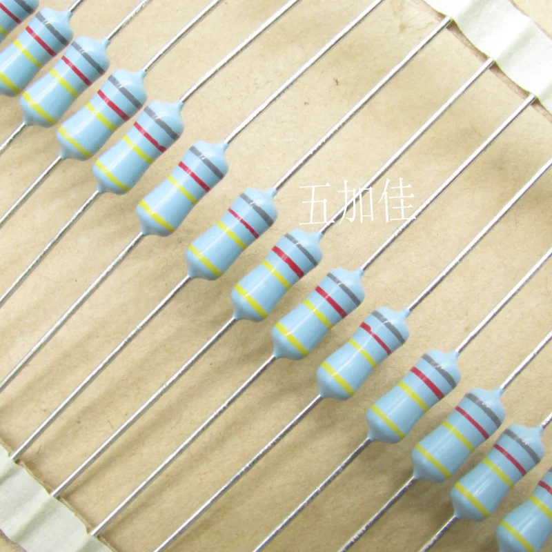 10-100pcs VR37000008203JA100 VR37 820K 1/2W imported high-voltage metal film resistor