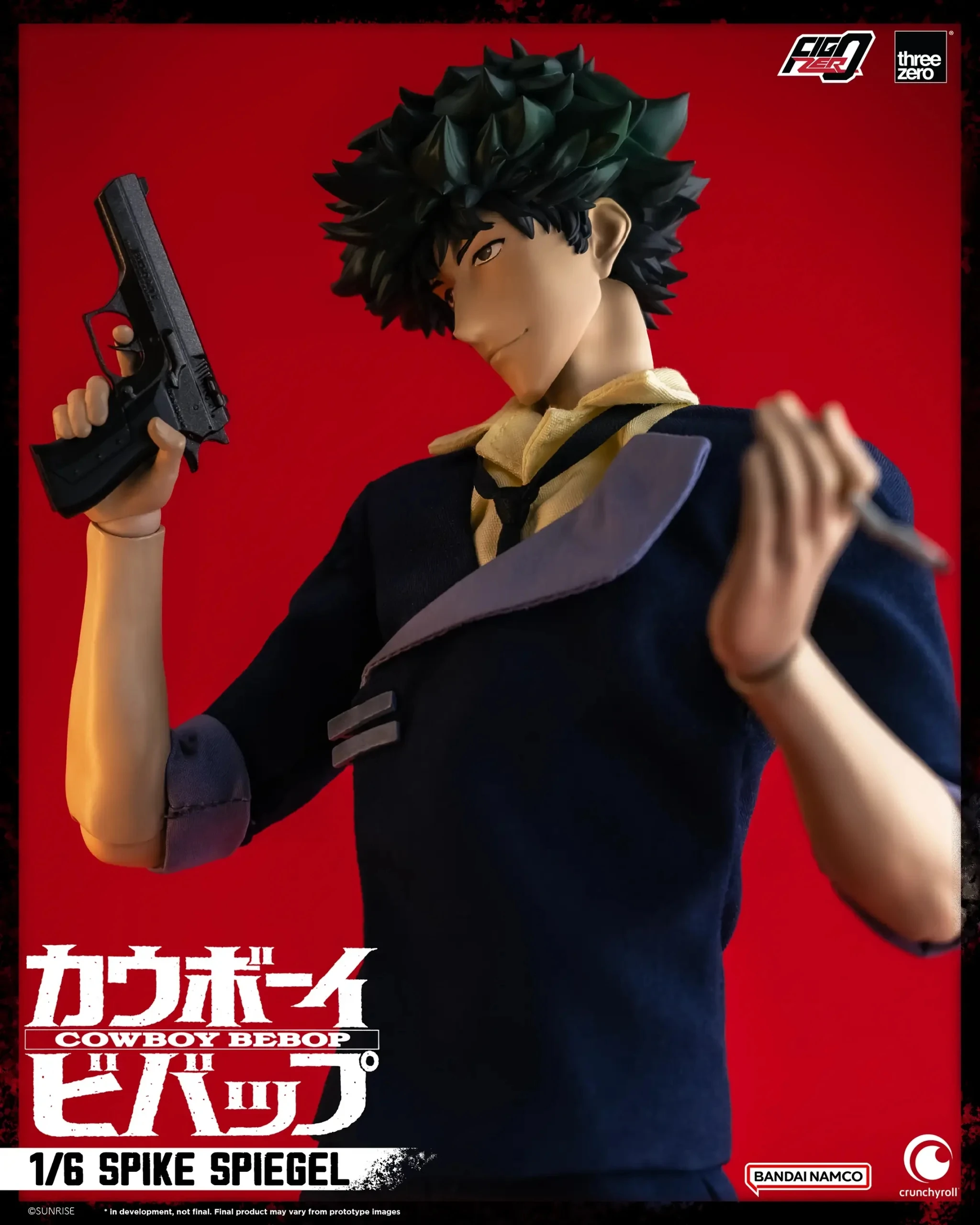 In Stock Threezero Z04240W03 1/6 Scale Men Soldier Spike Spiegel Cowboy Bebop Protagonist Full Set 12-inches Figure Doll Gifts