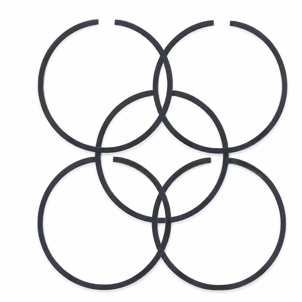 46mm Piston Rings 10Pcs For Stihl 028 029 034 MS290 MS191 BR400 SR400 Replaces 11180343001 503289014 Chainsaw Blower Parts