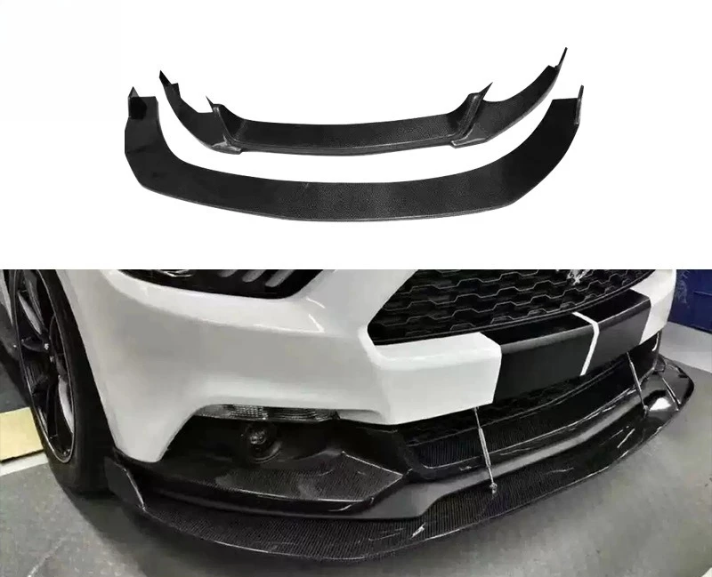

Применимы к: Ford Mustang Двойная передняя лопата из углеродного волокна Передний подбородок Окрученная передняя лопата Модифицированные автозапчасти