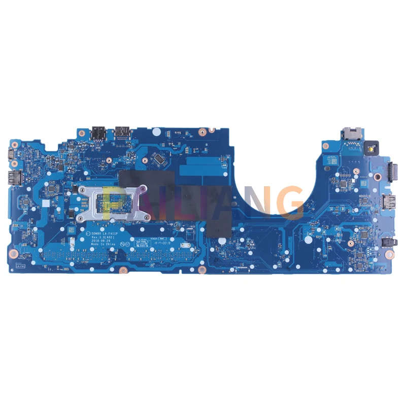 Imagem -06 - Placa-mãe do Portátil para Dell Latitude 5590 Testado Completamente La-f411p i3 i5 i7 8th Gen 01 Rfxj Fjep 0t30h8