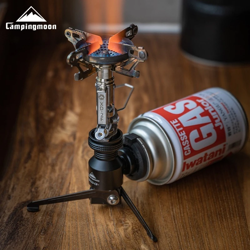 

CPAMINGMOON BKZ23-CB self closing three-way adapter gas lamp stove rack card type gas cylinder to rocket stove bracket