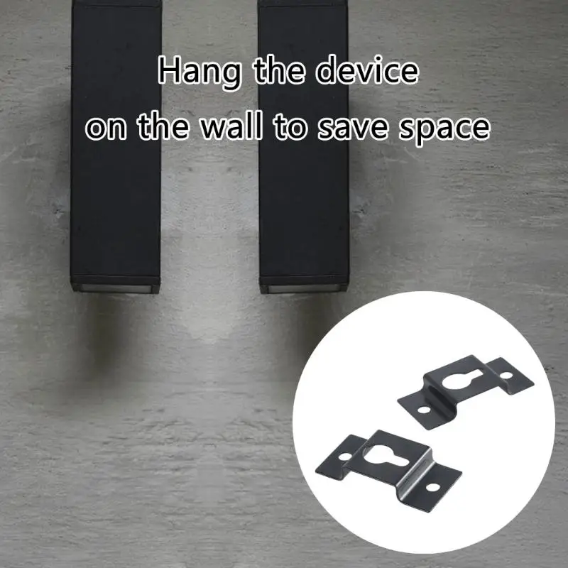 서라운드 스피커 벽걸이 안전하고 세련된 홈 음악 설정을위한 견고한 금속 건축 벽 마운트 마운트 훅