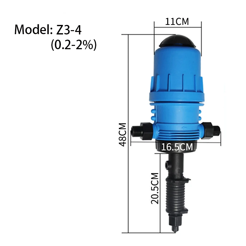 Inyector de mezcla de fertilizante químico, bomba proporcional, dispensador automático de fertilizante, nuevo tipo de PVC, 0,2, 2%