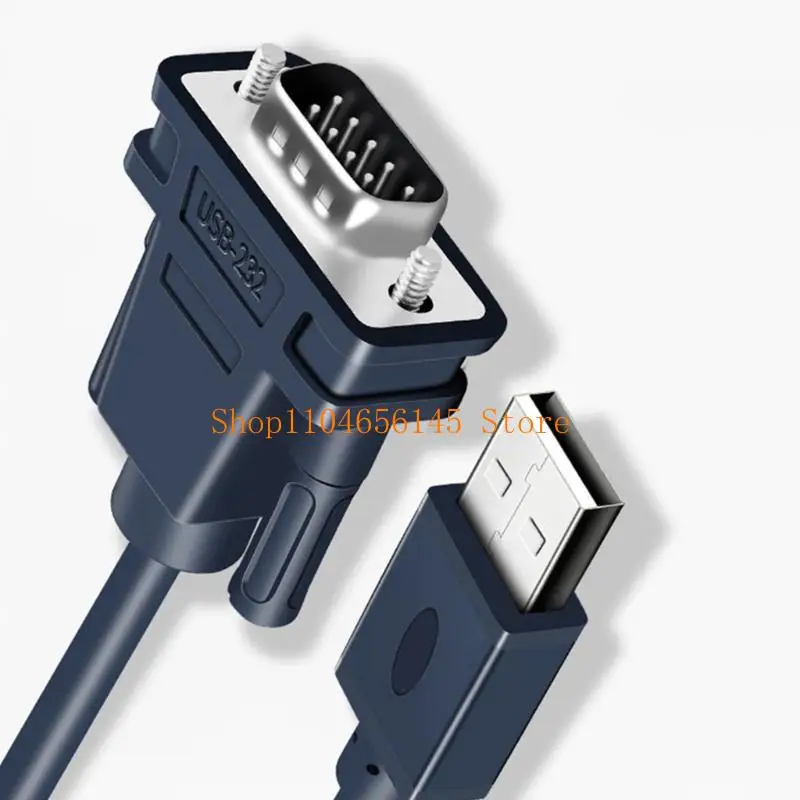 5asd USB to Serial RS232 Converter Cable Efficient and Convenient USB Port DB9 Pin Connector For Printers Windows8/10