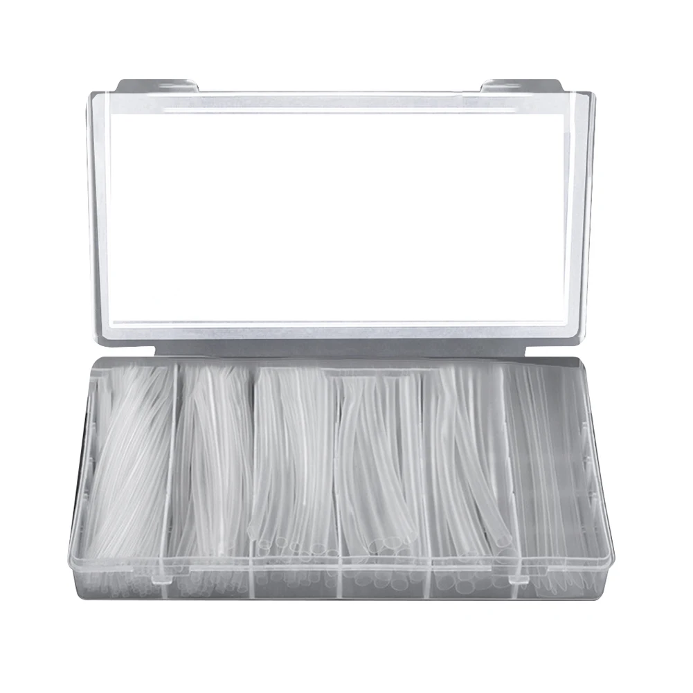 150PCS 200PCS Transparent Heat Shrink Tubing Kit for Electrical Wire Joint Insulation and Cable Joint Protection