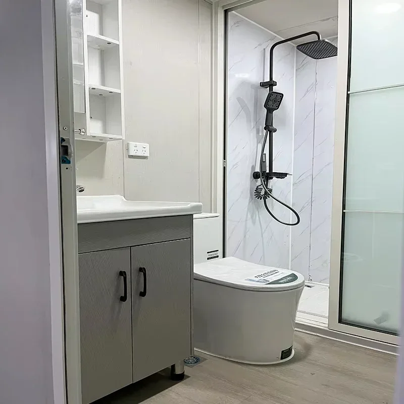 20 Fuß/40 Fuß erweiterbares Containerhaus, faltbar, modular, für Zuhause, mobil, 2, 3, 4, Schlafzimmer, flache Packung, faltbares Haus für Notfallunterstand