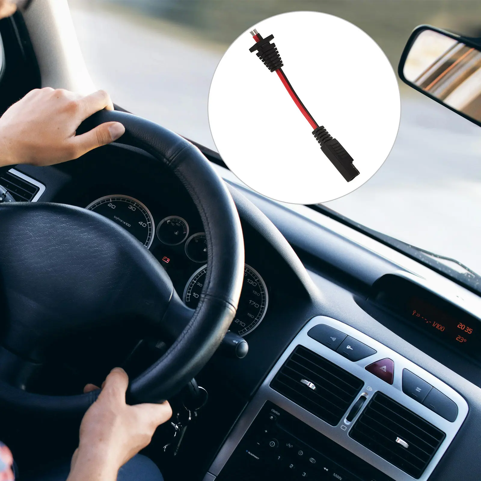 

Кабель-удлинитель SAE 14AWG для автомобилей, солнечных панелей и зарядки аккумуляторов, с быстроразъемным соединителем SAE, силовой кабель-коннектор