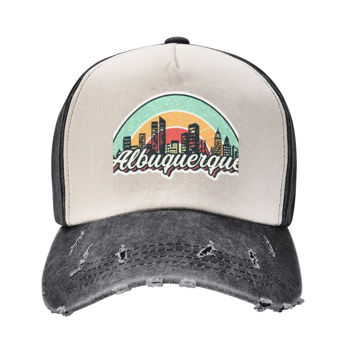 

Albuquerque city retro Baseball Cap Winter hat luxury woman cap Golf Men Luxury Brand Women's