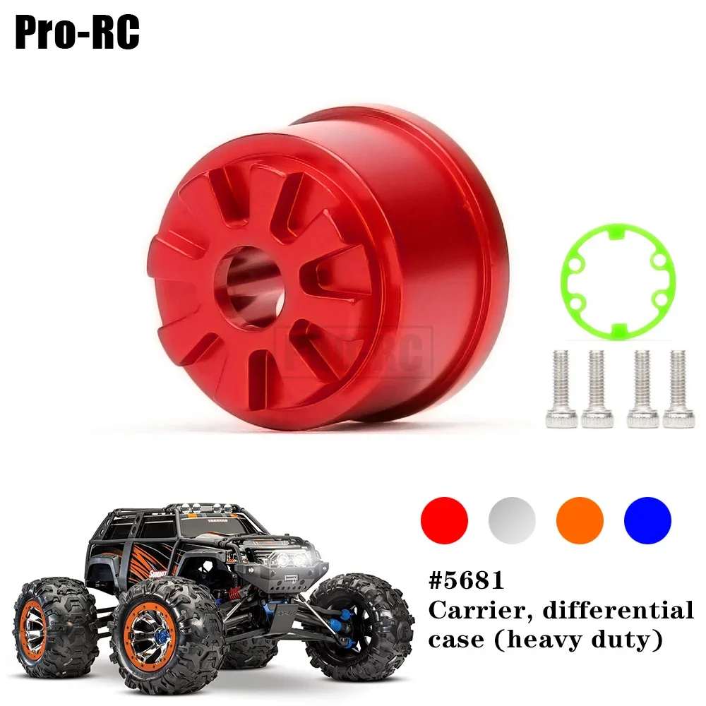 1Pcs #5681 Aluminum Front & Rear Heavy Duty Differential Carrier Diff Case for RC Car Traxxas 1/10 Summit 56076-4