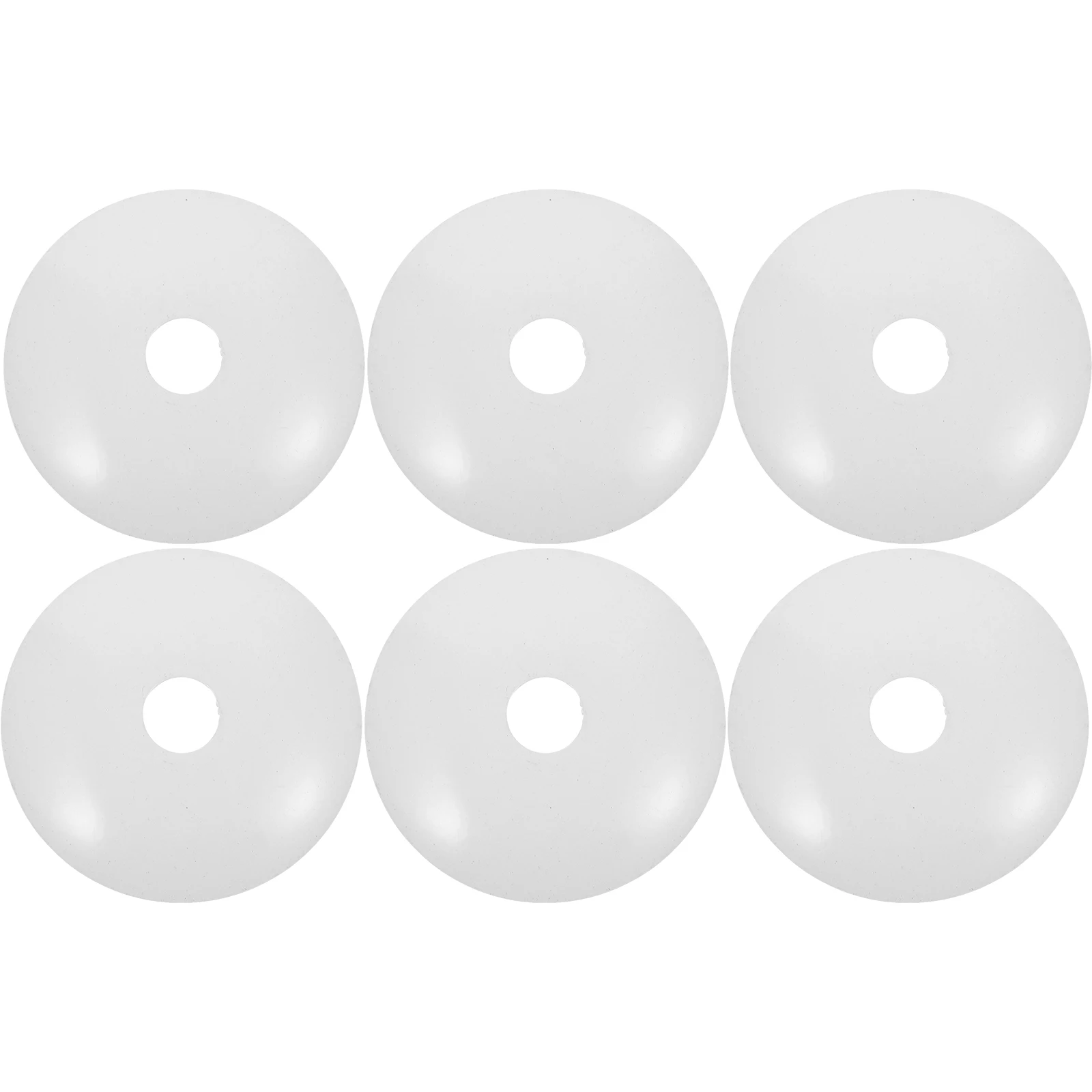

6 Pcs Ch Base Tray Lamp Gasket Home Decoration LED Cover Metal Case Pendant Light Canopy Vintage Industrial for Corridors