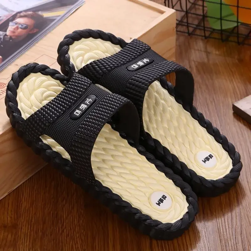 Bathroom Slippers Men's Summer Outdoor Home Wear Men's Thick-soled Bathroom Bath Slip Couples Sandals Slippers Women's Summer