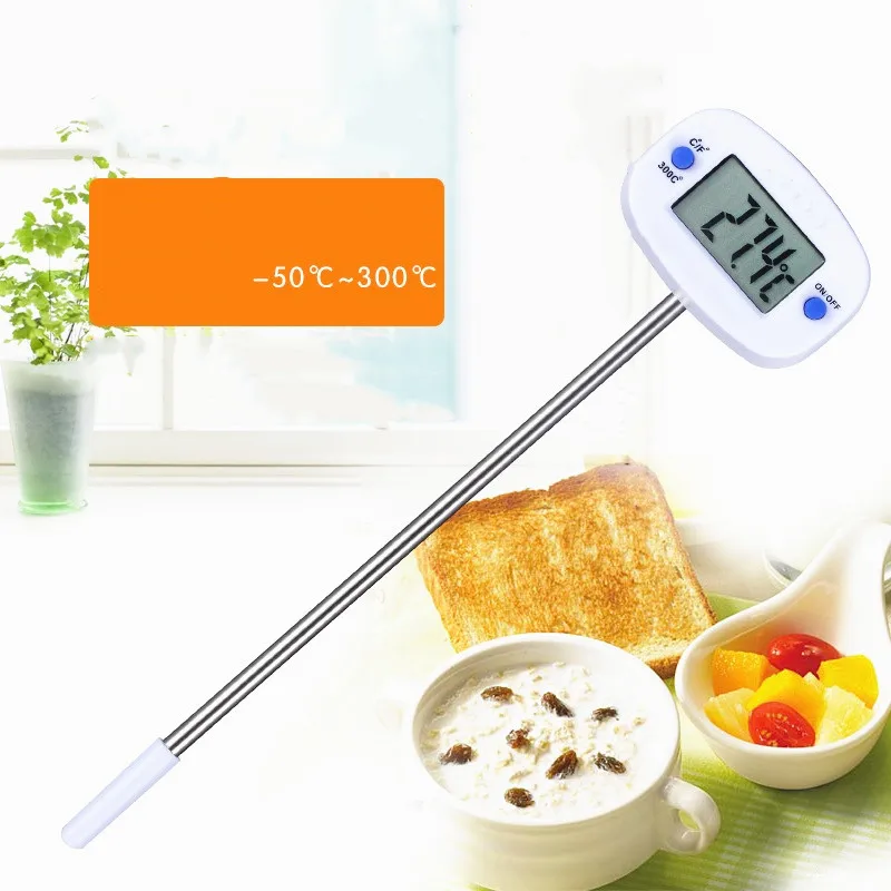 2022 Hot Sale NEW Digital Electronic Probe Cooking Food Meat Water Oil Temperature Sensor LCD Display for Kitchen Test Tool