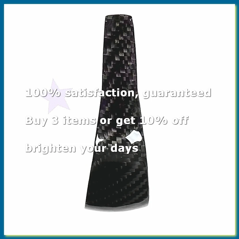 Carbon Fiber Gear Shift Knob Cover Bright Black Interior Gear Shift Lever Knob Interior for 958 2011-17