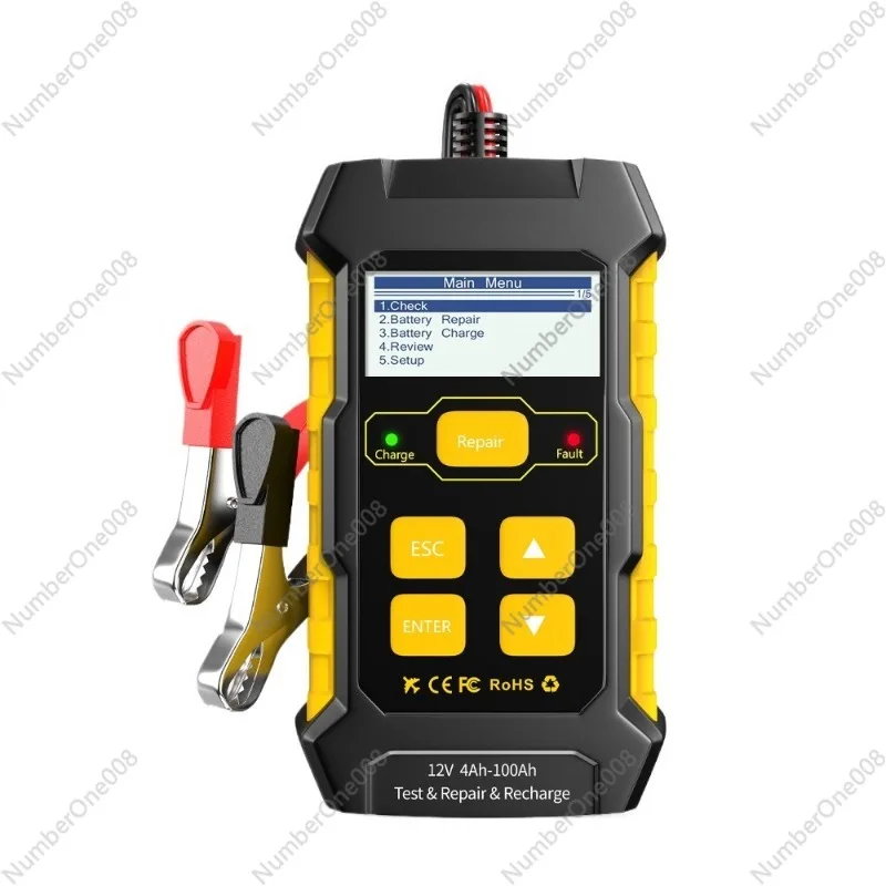 

KONNWEI KW510 12 Volt Automotive Battery Tester Automatic Pulse Repair Cricut Load Analysis