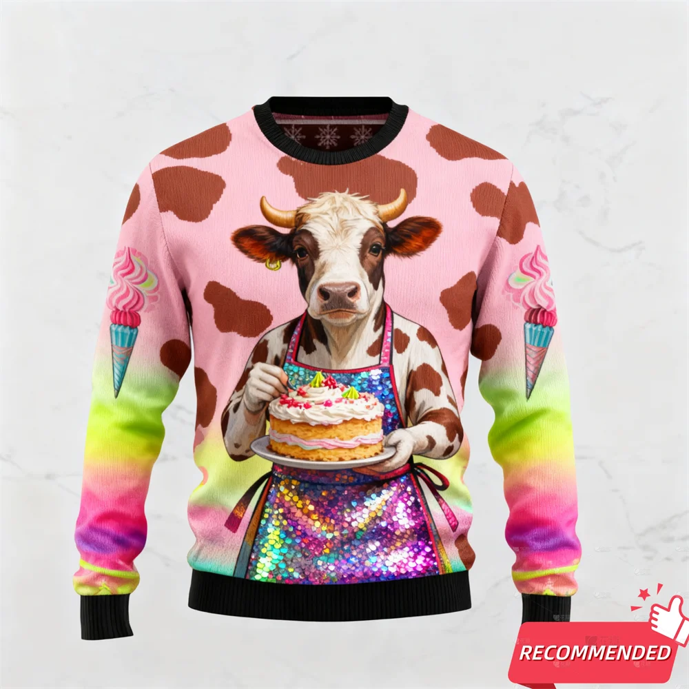 الهامستر القبيح عيد الميلاد البلوزات للنساء الرجال الضفدع زيبرا رجل سترة الحيوانات البلوز عيد الميلاد عطلة عيد ميلاد سعيد البلوفرات #6