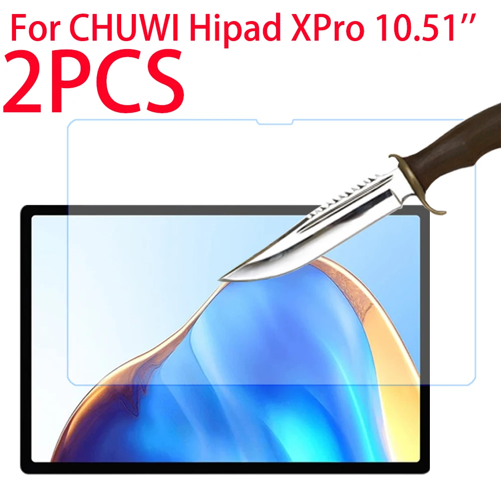 

2PCS 9H Tempered Glass For CHUWI HiPad XPro 10.51 Inch 2023 Tablet Screen Protector Film For Chuwi HiPad X Pro 10.51"