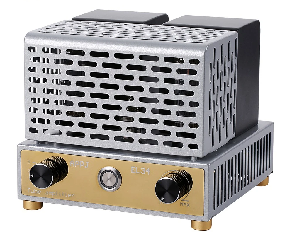 Single-ended Class A EL34 gallbladder power amplifier HIFI fever mini tube power amplifier EH EL34 12AX7