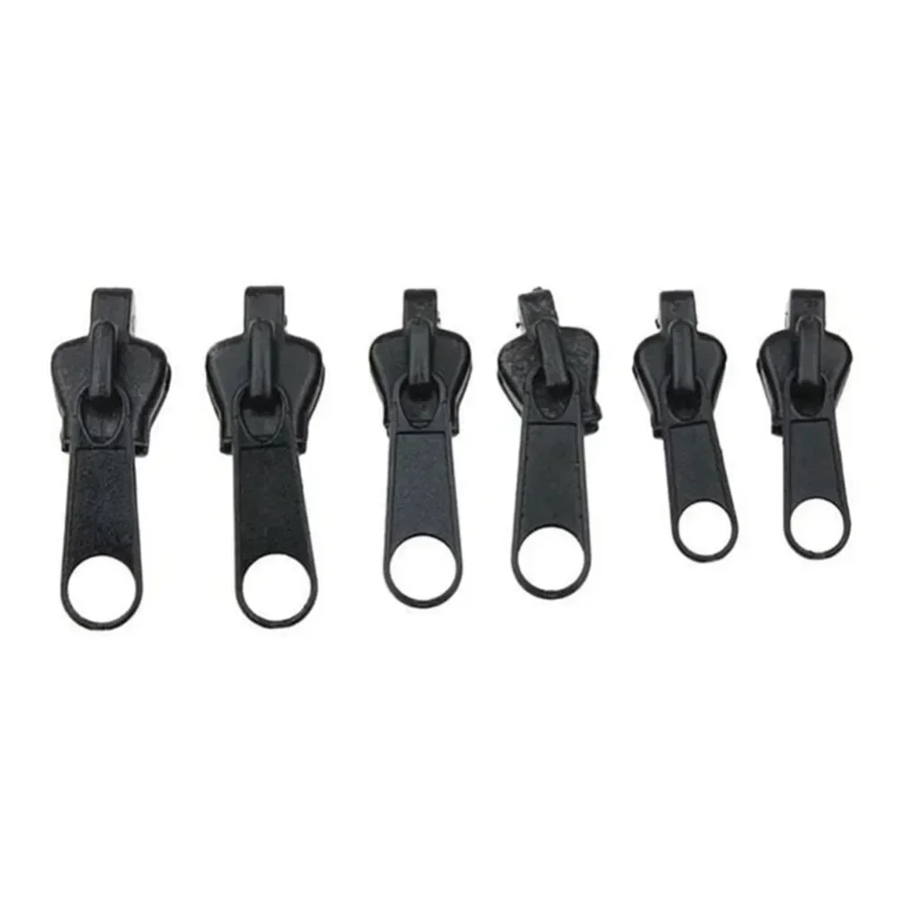 6pcs Instant Zipper Universal Instant Fix Zipper Repair Kit Replacement Zip Slider Teeth Rescue New Design for Sew Zipper Slider