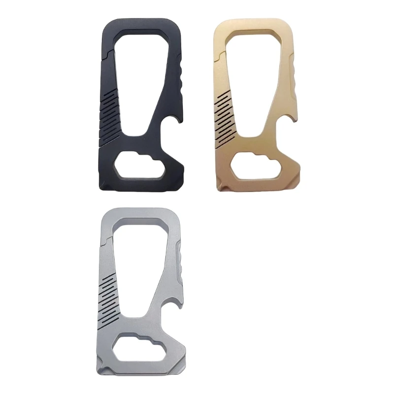 

Titaniums Alloy Keychain Key Buckle Multifunction Clip Carabiner Clip Waist Quick Hanging Keychain Buckle Key Hook