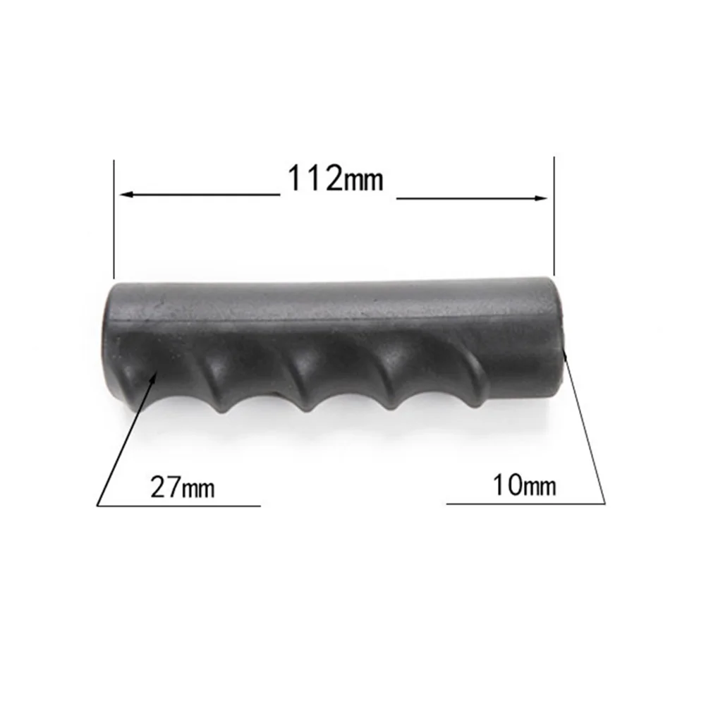 قطعتان من مقابض المطاط المقواة لعربات اليد مناسبة تمامًا لمعظم الموديلات المصممة للتعامل مع آمن وآمن #3