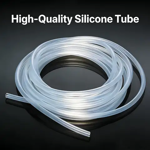 Silicone Tube Food Hose 4 6 7 8 10 12MMTransparent High Temperature Resistant Flexible Soft Water Aquarium Pump Kitchen Faucet