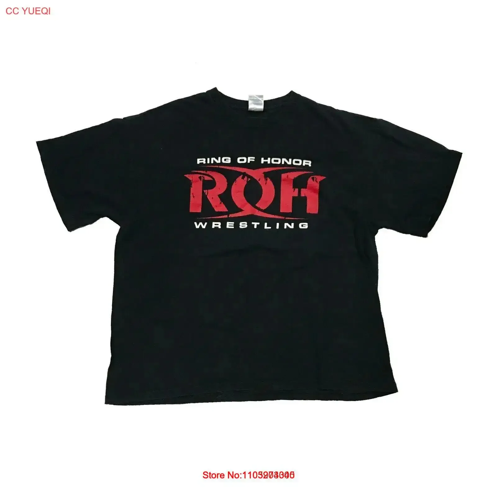 

Ring of Honor This is Wrestling Мужская футболка Размер XL винтажный стираный повседневный топ для повседневной носки Дизайнерская одежда слегка