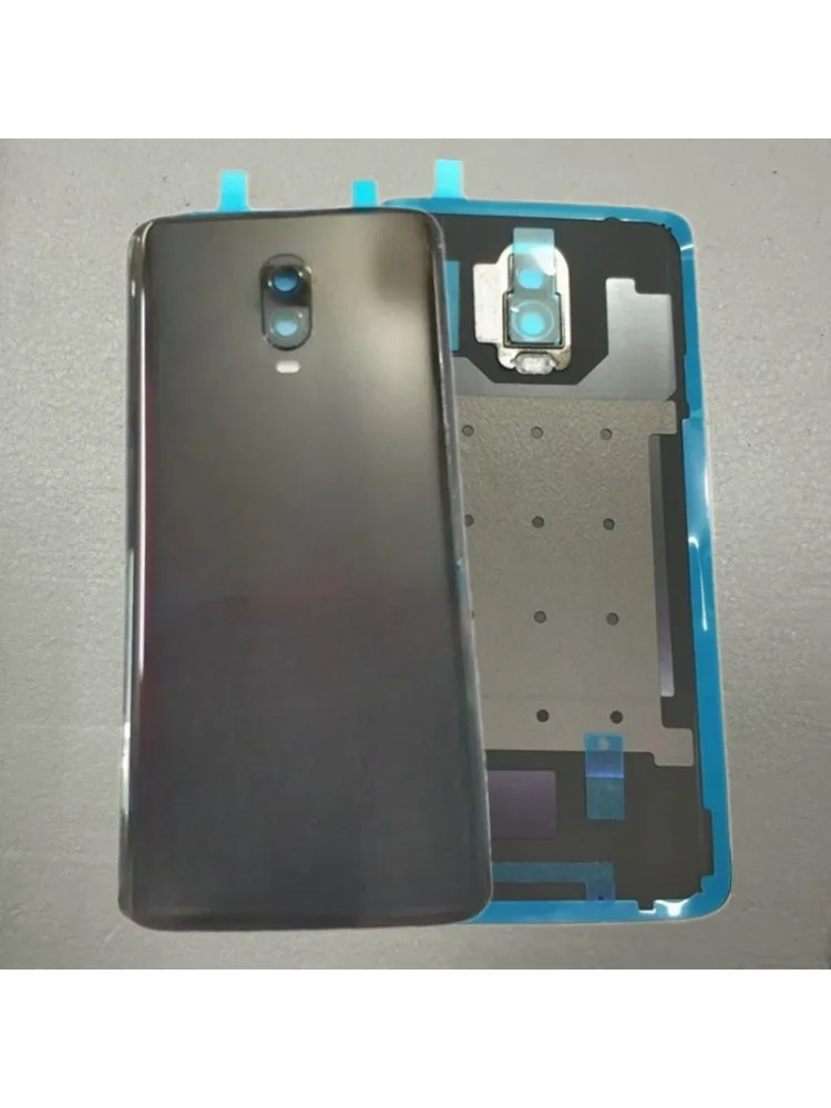 Szklana tylna obudowa, klapka baterii, etui z obiektywem aparatu do naprawy/wymiany telefonu Oneplus 6T — zdjęcie produktu 5