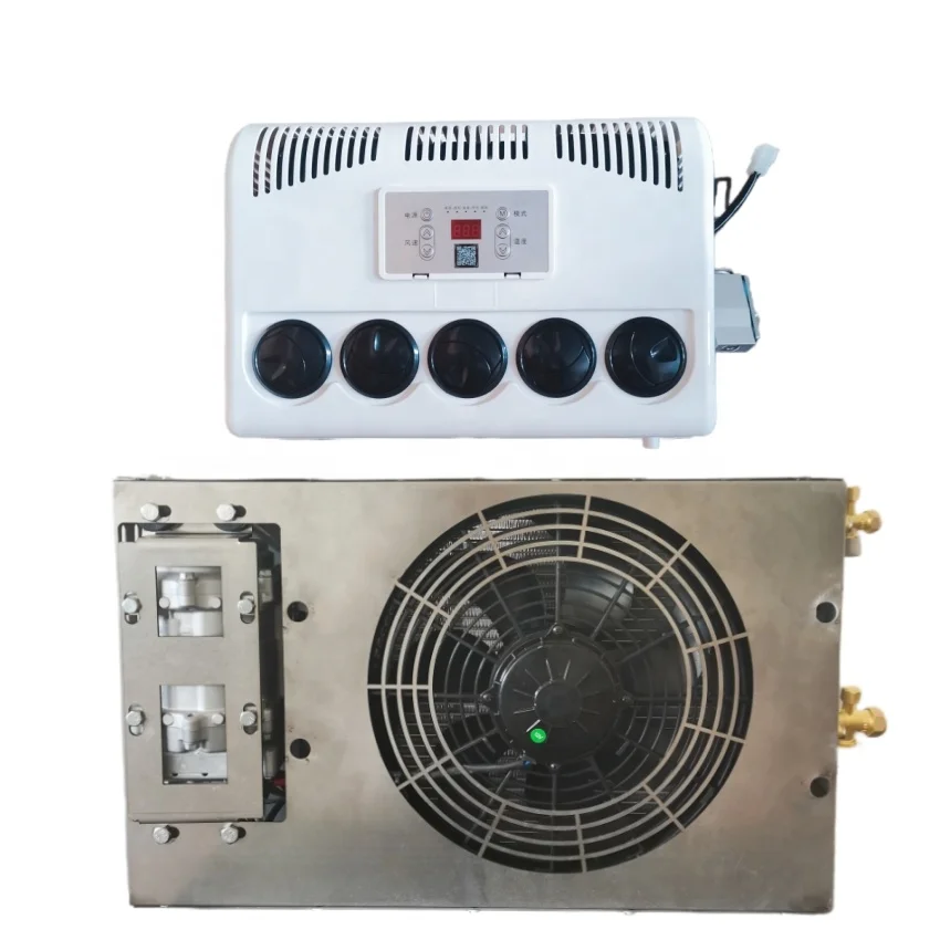 Split Small 12V Air Conditioner, Battery Powered DC Auto AC Unit for Tipper Truck,Portable Parking Cooler,12v Ac Air Conditioner
