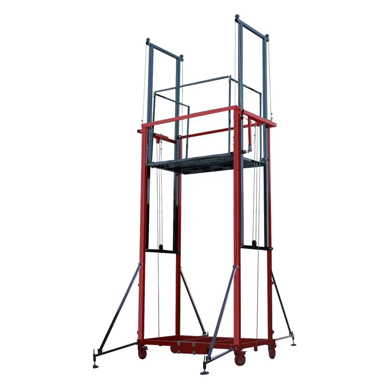 Rise 8M Commercial Industrial Scaffolding Lift 500KG Capacity Heavy Duty Construction Equipment Rental