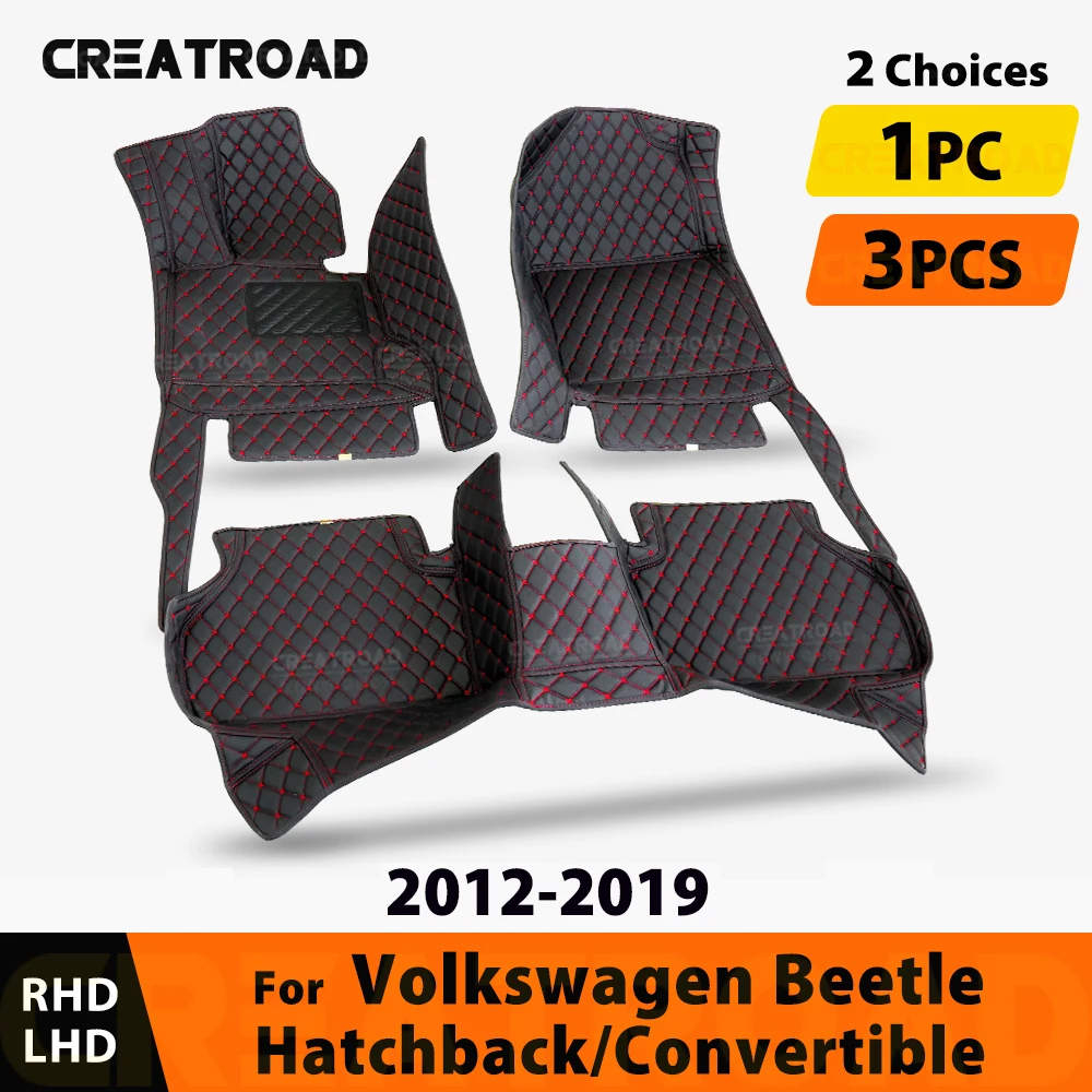 

Автомобильные коврики для Volkswagen VW Beetle Convertible 2012-2019 18 17 16 15, ковровый чехол, аксессуары для интерьера