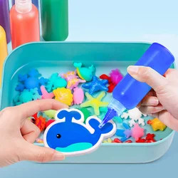 DIY Fairy Magic Water Elf Ocean Mold Companion For Kids 3D Handmade Kits Aqua Fairy Gel Toy Set Children Educational Toys Gift