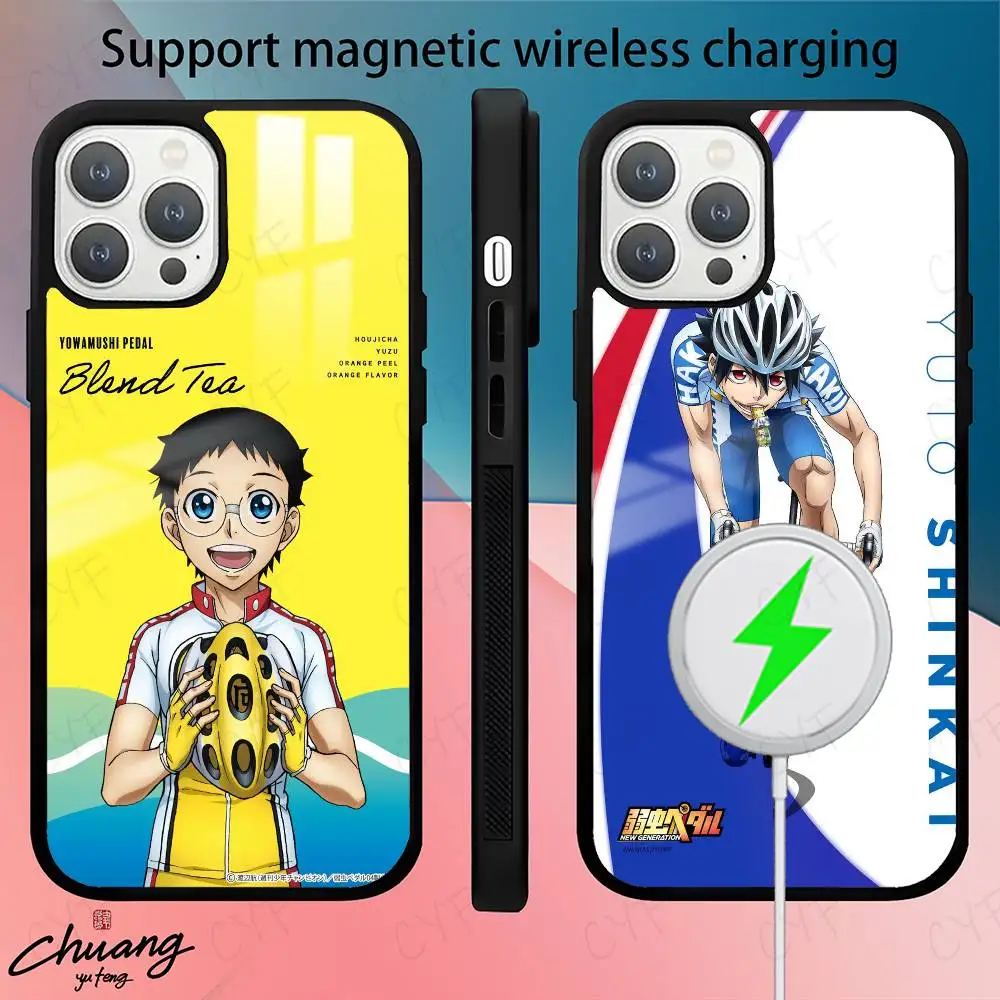 

Y-Yowamushi Pedal Phone Case For 11 12 13 14 15 16Pro Max mini Plus strong magnetic attraction Phone Cover