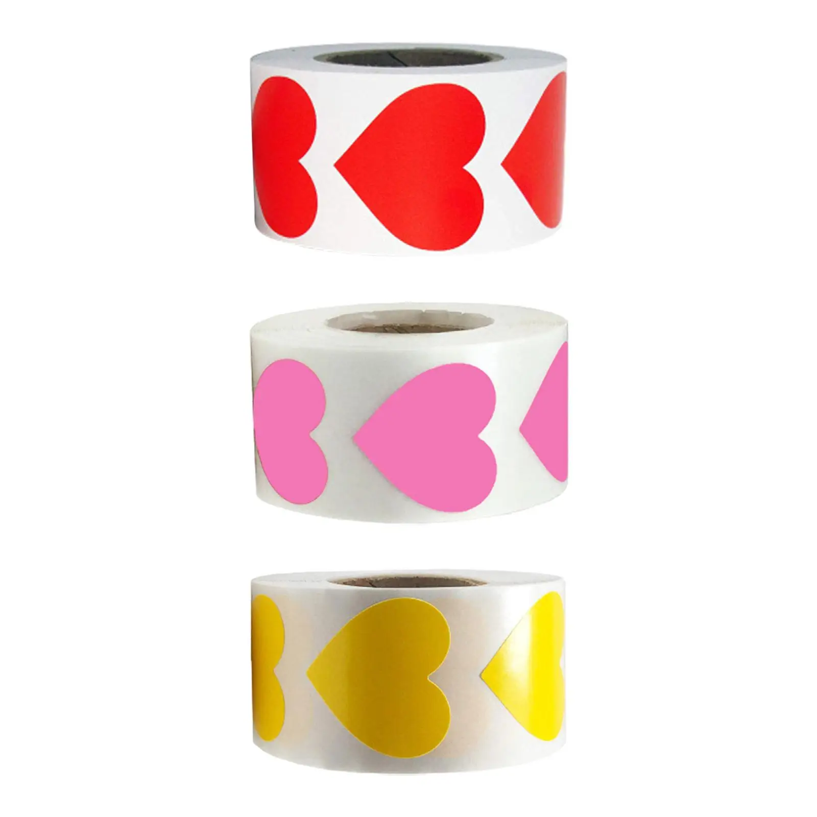 500Pcs Heart Stickers for Valentines Day Gift Decoration And Card Making